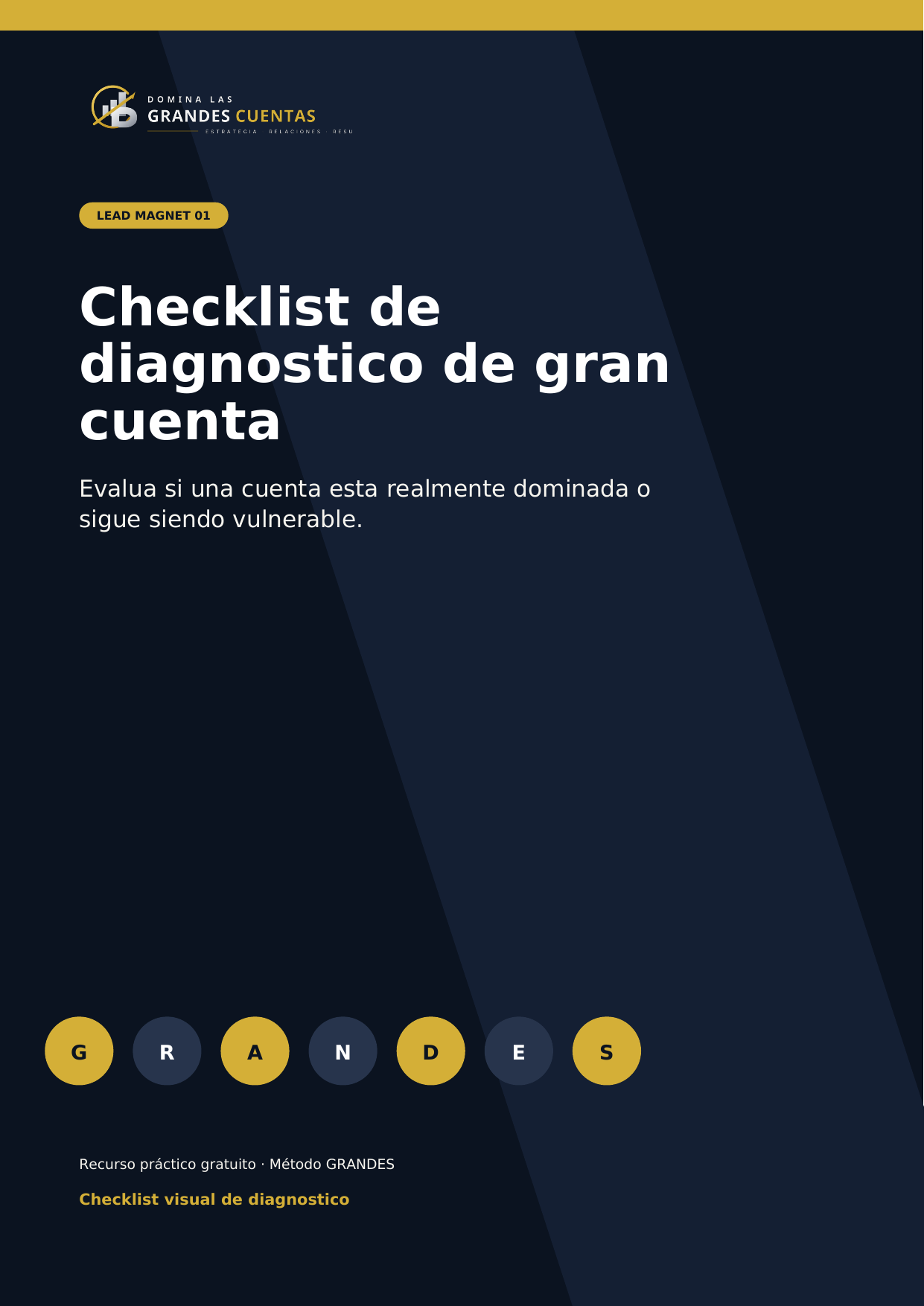Vista previa de la checklist de diagnóstico de gran cuenta